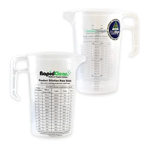 RapidClean PourMaxx Measuring Jugs