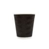 HTP Charcoal Wave Embossed Coffee Cups - Image 5