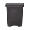 Rubbermaid Slim Jim Resin Front Step Bin 30L - Image 4