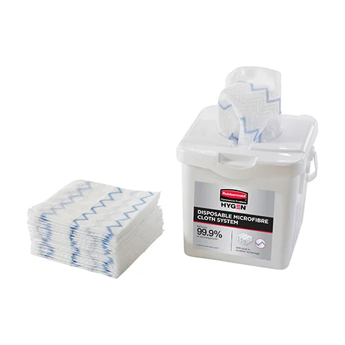 Rubbermaid HYGEN Disposable Microfibre Cloth Starter Kit