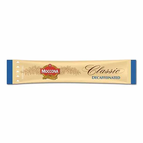 JDE Coffee Moccona Freeze Dried Classic Decaffeinated Single Serve Sticks