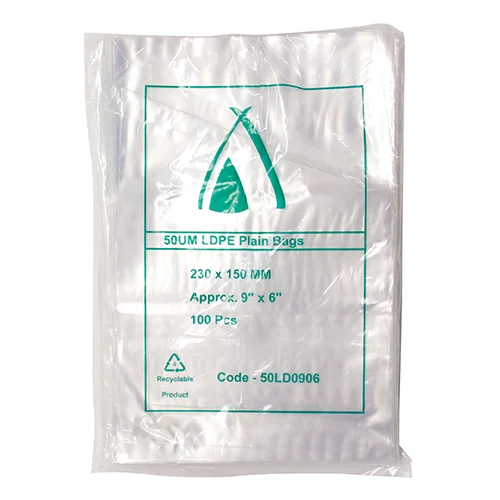 HTP 50 Micron Clear LDPE Bags - Image 3