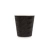 HTP Charcoal Wave Embossed Coffee Cups - Image 3