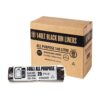 Austar 140L Black All Purpose Garbage Bags Roll - AP140LT