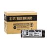 Austar 82L Black All Purpose Garbage Bags Roll - AP82LT