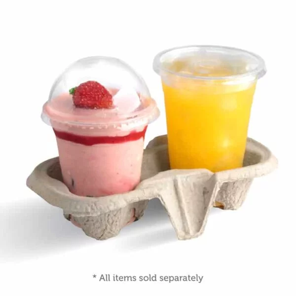 BioPak Recycled Cup Trays - Image 2