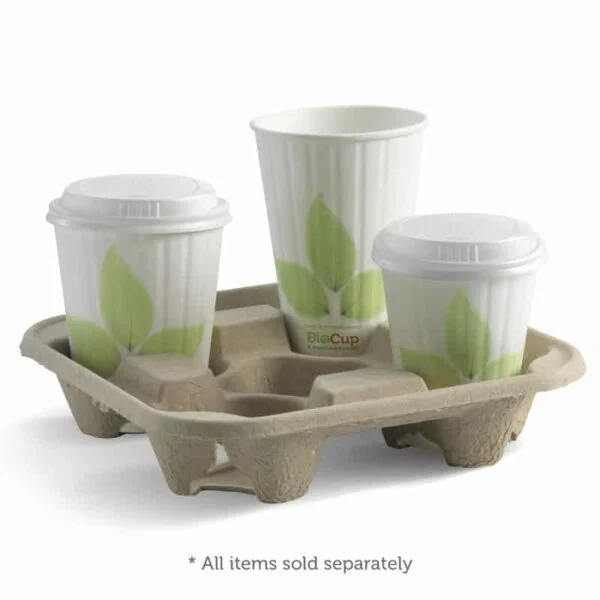 BioPak Recycled Cup Trays - Image 3