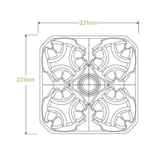 BioPak Recycled Cup Trays - Image 5