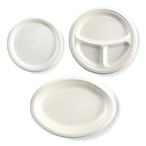BioPak Sugarcane Plates