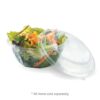 BioPak Clear Salad Bowls & Lids - Image 2