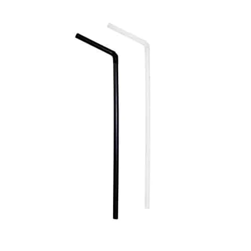 HTP Alfresco Plastic Flexi Straws