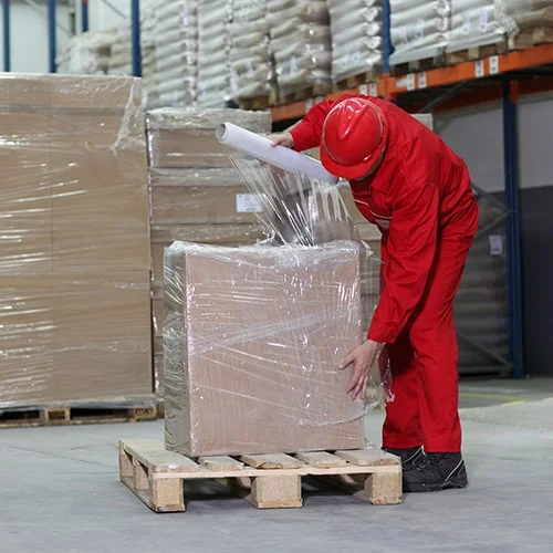 Pro-Tek Ultra Premium Black Hand Pallet Wrap - HNWPU25BLK - Image 2