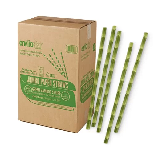 Envirostar Jumbo Paper Straws 8mm - Image 12