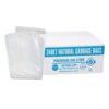 Austar 240L Premium Clear Natural Garbage Bags - NAT240LT
