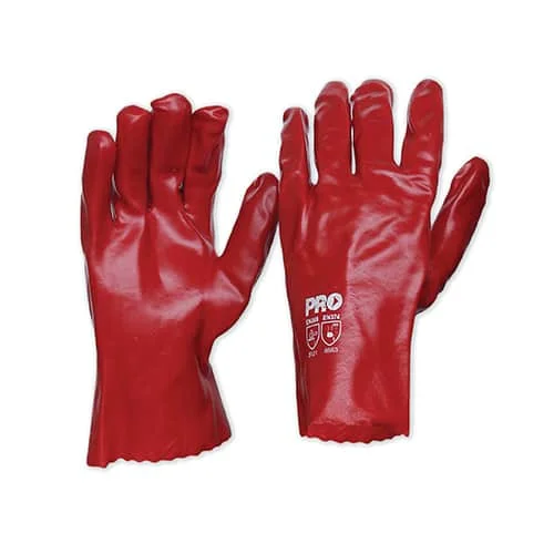 ProChoice Red PVC Gloves 27cm
