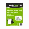 RapidClean Heavy Duty Black LDPE Garbage Bags 240L - Image 2
