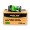 RapidClean Heavy Duty Black LDPE Garbage Bags 73L Roll