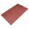 Mattek Safety Cushion Mat - Grease Proof Terracotta