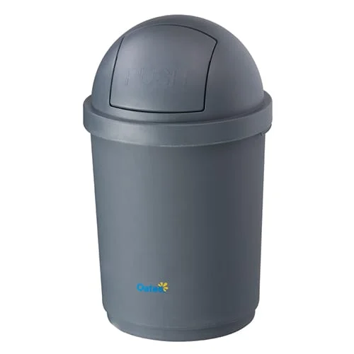Oates Domed Bin - Grey 28L