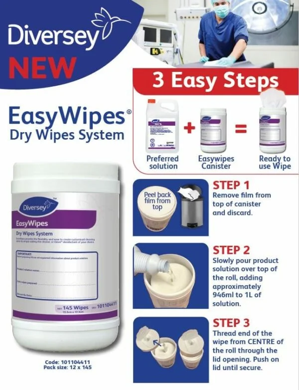 Diversey EasyWipes - Dry Wipes System - Image 2
