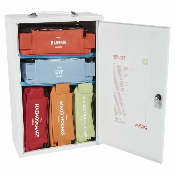 MEDIQ First Aid Kit 5 X Incident Ready Metal Wall Cabinet - Image 2