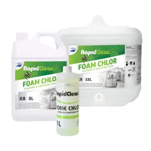 RapidClean Foam Chlor Cleaning & Sanitising Foam