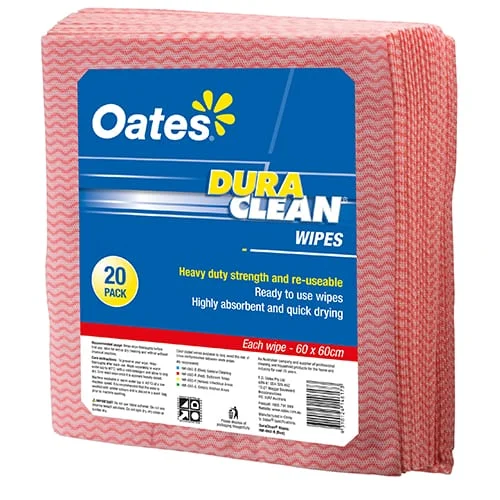 Oates DuraClean Wipes - 20 Pack (60x60cm) - Image 4
