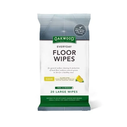 Oakwood Everyday Floor Wipes - 20pk