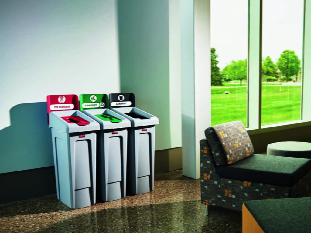 Rubbermaid Slim Jim® PPE Waste Stream Solution - RapidClean Coffs Harbour