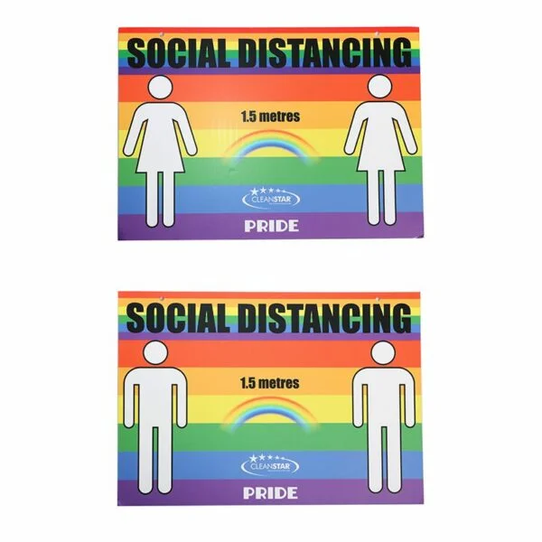 Cleanstar Social Distancing Wall Signs - Image 3