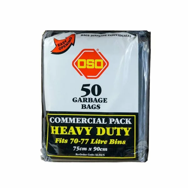 Oso® Heavy Duty Garbage Bag 70-77L Pk50