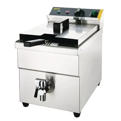 Apuro Single Tank Single Basket Induction Fryer 7.5Ltr