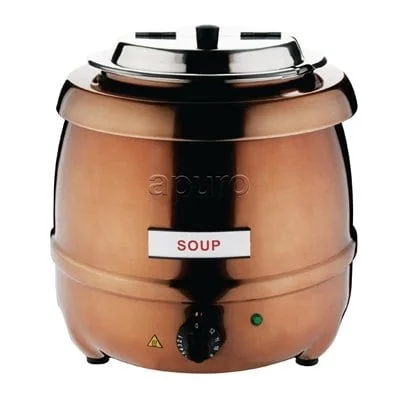 Apuro Soup Kettle Copper Finish